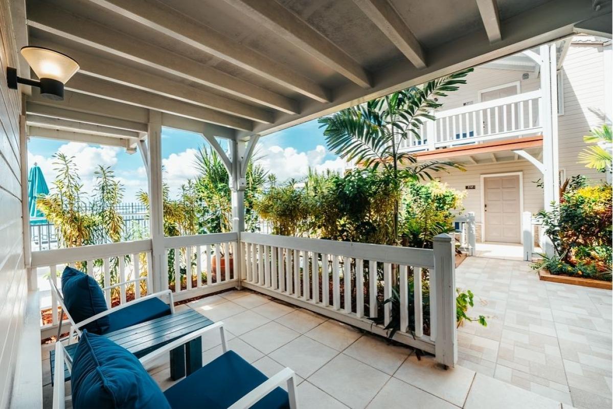 Hotel pied dans l'eau martinique BAMBOU  - terrasse infini